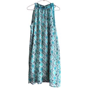 Max Geometric Print Dress